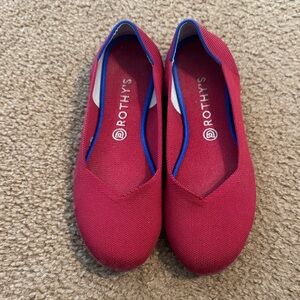 Rothy's Women's Red Flats